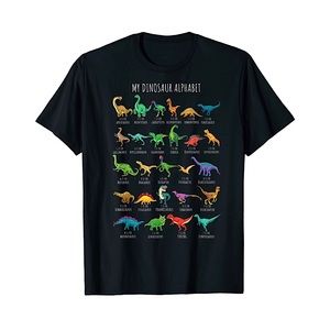Dinosaurs Alphabet A-Z ABC Dino T-Shirt